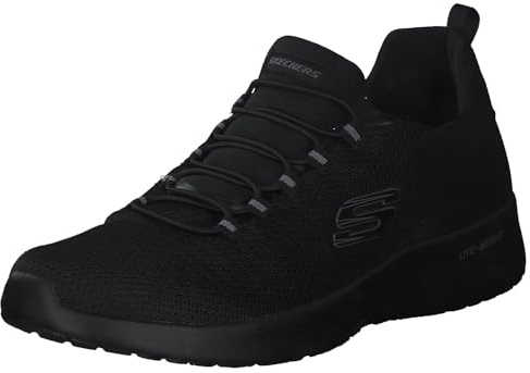 Skechers Herr 58360-bbk sportskor, sneakers, Svart vit, 42.5 EU