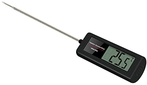 Heston Blumenthal Precision by Salter 557 HBBKCRUP Indoor/Outdoor Meat Thermometer - Air Fryer 180 mm Probe, Quick Readings, Ultimate Precision, Water Resistant, Probe Case, Jam Making, BBQ, Baking