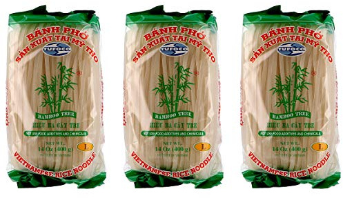 Bamboo Tree Rice Noodle (Large - 5MM) 400g - Pack of 3