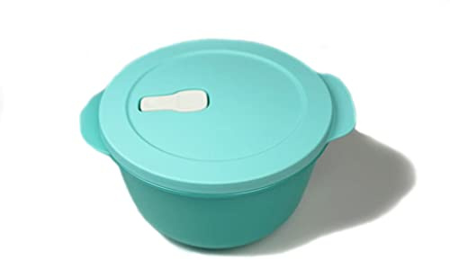 Tupperware Mikrowelle CrystalWave 2,0 L helles türkis Mikro Micro Wave Plus Fix 38609