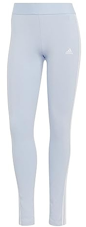 Adidas, W 3S Leg, Gamaschen, Blue Dawn/Weiß, L, Donna