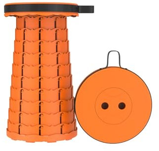 Verbesserter Klapphocker, Leicht und Dennoch Stabiler mit Einer Tragfähigkeit Von 330 Pfund, Tragbarer Zusammenklappbarer Hocker, Einziehbarer Hocker for Camping, Angeln, Wandern, Grillen ( Color : F