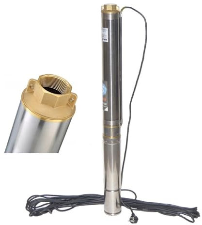 PAG Turbo GmbH - Tiefbrunnenpumpe Brunnenpumpe 3,5 90 mm - 4200 l/h - 0,8kW - 7,3b - 5% sandresistent