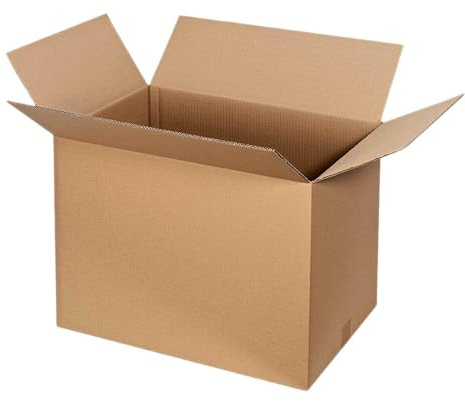 Faltkartons Wellpappe 1-wellig braun 325 x 235 x 225 mm FEFCO 0201, 20 Stück