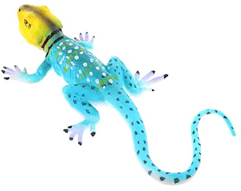 Cabilock Eidechsenmodell Ornament Aus PVC Langlebig Dekoratives Reptilienkunsthandwerk Für Schreibtisch Und Zimmer Kreative Kleine Tierstatue