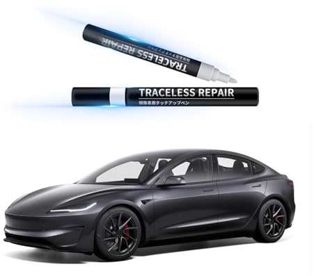 Treesiche Autokratzer Reparaturstift gilt nur für Tesla Model 3 Highland, Karosserie Lackstift löschen (Stealth Grey)