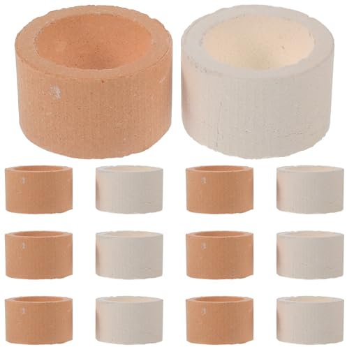 Yardwe Lot de 12 Poids en Céramique pour Plantes Daquarium Support pour Plantes De Grand Aquarium Fixation Flexible pour Et Nettoyage Facile