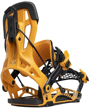 Nidecker Flow NX2 Hybrid Snowboard - Sistema de doble entrada con base de aluminio y correa híbrida, talla XL, mango