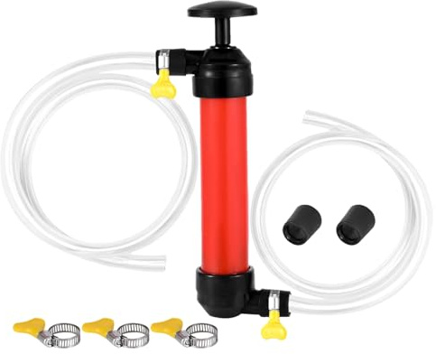 Oil Extractor Pump, Hand Siphon Pump, Fluid Removal Tool, Compact High Efficiency Operator, 1.1x3.58 inches Wide Compatibility for Engine Lube, Home, Repair, Travel