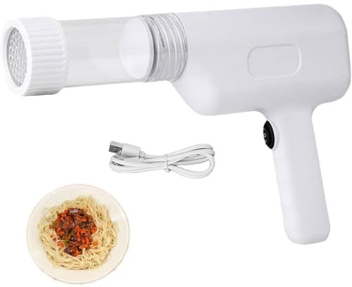 Idiyappam Maker Electric - 2025 New Idiyappam Maker, Handheld Electric Pasta Maker, Rechargeable Cordless Pasta Maker Machine with 6 Pasta Moulds, Idiyappam Maker Machine for Spaghetti