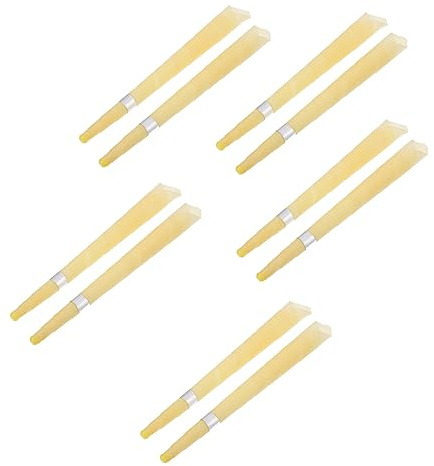 FOYTOKI 10 Pezzi Pulitori Tromba per Orecchie Cera Api Naturale Per Igiene e Rilassante Cerume e Favorisce