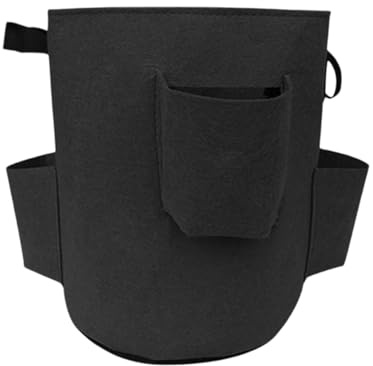 Genérico Bolsa De Cultivo De Fresas, Bolsas De Fresa para Cultivar,Plantador De Tomate Al Revés | Contenedor De Plantas Fieltro Transpirable 5 Galones para El Balcón Patio Jardín