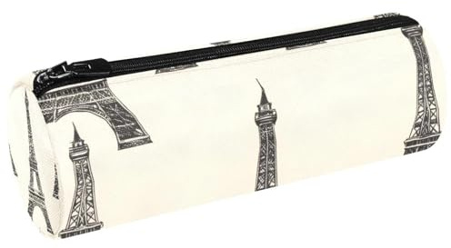 VAPOKF Trousse à crayons avec motif Paris Tour Eiffel - Pour ranger des stylos, des pièces de monnaie, des cosmétiques, des cosmétiques, des fournitures scolaires, du bureau