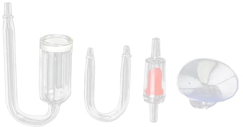 CO2-Reaktor, Aquariumglas, CO2-Diffusor-Set, Blasenzähler, Wachstumsreaktor für Wasserpflanzen, Fischglas-Bubbler, P-Booster