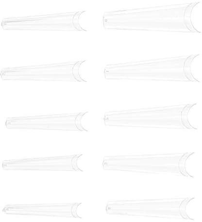 PLAFOPE 500 pièces Capsules Faux Ongles Transparentes Couverture Complète Manucure DIY pour Salons et Débutants Embellissez Ongles avec Art Facile à Poser et Retirer