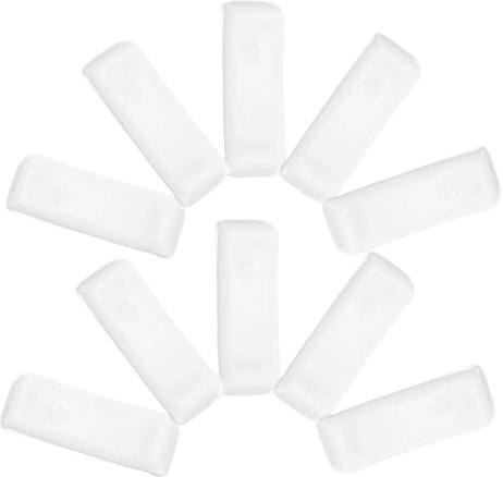 BESPORTBLE Juego de 12 Reposacucharas y Reposa Palillos Cerámicos Blancos Diseño Elegante y Resistente para Mantener Orden en Comidas Familiares y Restaurantes