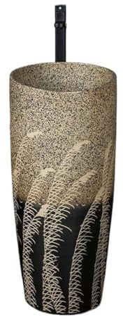 Lavandino A Piedistallo Lavandino da giardino da esterno con piedistallo integrato, lavabo con piedistallo retrò, lavabo da balcone for la casa Lavabo A Piedistallo Per Bagno