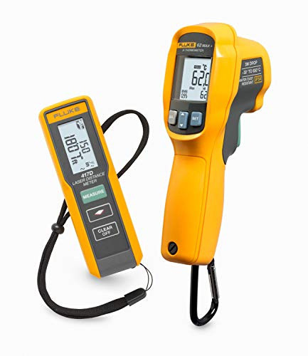 Kit, Fluke417D/62Max+, Laser-Entfernungsmesser 417D und IR-Thermometer 62Max+