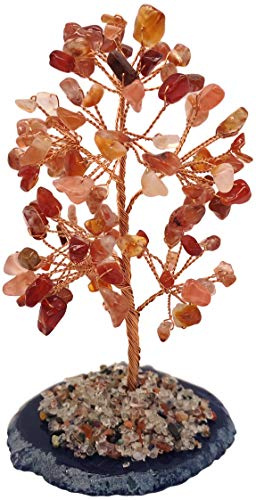 MINA HEAL Árbol de Dinero de Piedra de Cristal para curación de Chakras, Feng Shui, Fortuna, Buena Suerte, Riqueza y Prosperidad