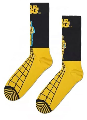 Happy Socks Star Wars™ C-3po Half Socks EU 41-46