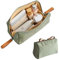 XPEX 1 Stück Schminktasche Klein, Kulturtasche Damen Klein, Tragbare Kosmetiktasche Damen, Kleine Multifunktions-Aufbewahrungstasche, Kosmetik Lagerung Für Reise Schlafzimmer, Bad(Grün) (Grün)