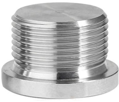 Generisch 1-2 stück 304 Edelstahl metrisches Außengewinde Innensechskantstecker ED Dichtring Flansch Innensechskantschraube Wasser Gas Öl Rohrverschraubung(With ED ring,M20x1.5mm-1pcs)
