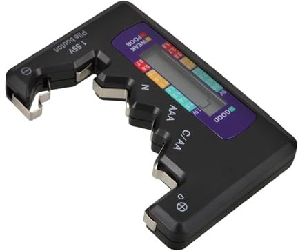 HOMSFOU Batterie Tester Gerät Für Aa Aaa Und Batterien Batterietester Mit Präziser Anzeige Überprüfung Ladezustands Von Batterien Für Und Elektronikgeräte