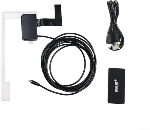 Smart DAB+ Kit d'antenne compatible avec les systèmes radio Android, dispose d'une connectivité USB et d'une fonction de recherche automatique de station