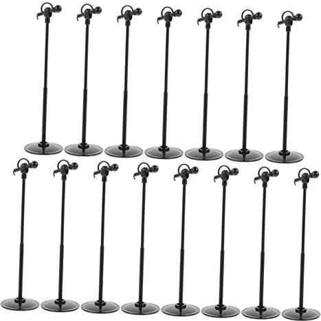 BESPORTBLE 15 pièces Mini Microphones pour Maison de Poupée Accessoires de Modèle Scale Décoration Réaliste et Lifelike
