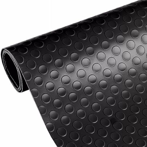 Grand Rouleau de Tapis Sol imperméable for Dessous Roues Voiture (60 cm, 2 m, 3, 4, 5, 6 m)(Black,1x1.5m/3.3x4.9ft)