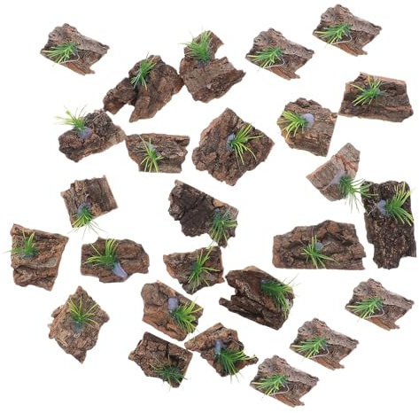 Hohopeti 30 St Korkbark för Terrarium Reptilbakgrund och Hållbar och Habitatförbättring för Akvarium och Kräldjurstankar