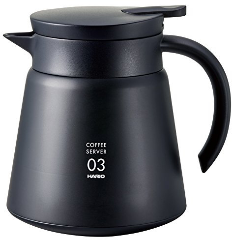 Hario VHS-80B Teekanne, Glas, Schwarz