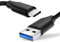 CELLONIC Cavo USB del tipo USB C Type C compatibile con CUBOT X19 / Quest/King Kong 3 / Max 2 / Power / R15 / X30 / J9 / P40 3A cavetto per telefono smartphone 1,0m in PVC nero per cellulare