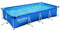 Bestway Steel Pro Frame Piscine carrée sans Pompe en Acier Bleu 400 x 211 x 81 cm Bleu 56405