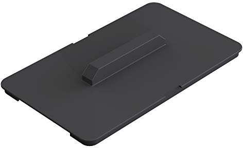 LM 519 Mülleimerdeckel Behälterdeckel Kunststoff, Farbe Anthrazit, 24,6cm x 14,7cm