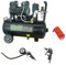TRUTZHOLM Brushless Silent Flüsterkompressor innenbeschichtet 750W / 24 Liter silent leise 62dB Druckluft, Kompressor, ölfrei, 8 bar, 750 W, Ansaugleistung 128 L/Min inkl. Zubehör