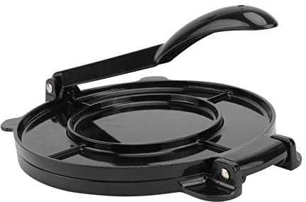 Garneck Tortilla-presswerkzeug 20 Cm Silberfarbene Tortilla-presse Aus Aluminiumlegierung Mehl Tortilla-presse Einfach für Zuhause Restaurant Bäckerei