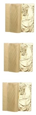 NUOBESTY 300blätter Imitation Goldfolie Für Kunst Basteln Vergoldung Und Dekoration Für Kreative Projekte Und Möbelverschönerung