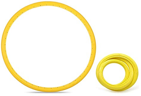 SFQEVHRZ Fahrrad-Reifen, 700x23C Fahrrad Vollgummireifen Rennrad Mountainbike Reifen Fahrradreifen Außenreifen Vollgummireifen(Giallo)