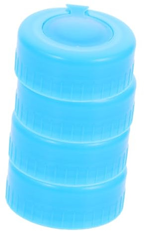 TOPPERFUN 4Piezas Tapas de Repuesto Jarras de Tapas Antiderrames Reutilizables y Prácticas Uso Diario y Garrafas