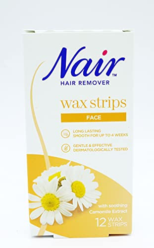 Nair, Facial Wax Strips (Pack of 12)