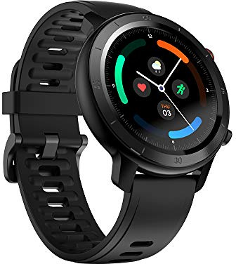 Ticwatch GTX Fitness Smartwatch for Men Women, with 10 Days Battery Life, IP68 Swimming Waterproof, Heart Rate Monitoring, Sleep Tracking, compatitable for iPhone Android Phones