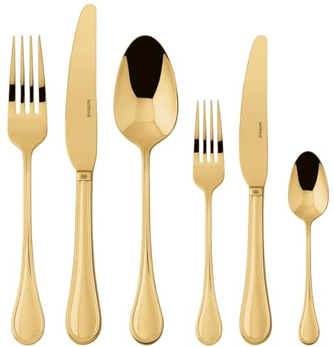 SAMBONET - Servizio 36 Pz Monoblocco Royal Pvd Gold