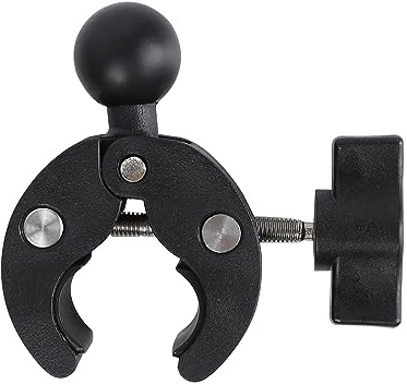 Adaptador de bola de 1 pulgada para base de montaje de abrazadera de manillar, compatible con soportes RAM tamaño B, brazo de doble enchufe y soporte de teléfono para bicicleta y motocicleta