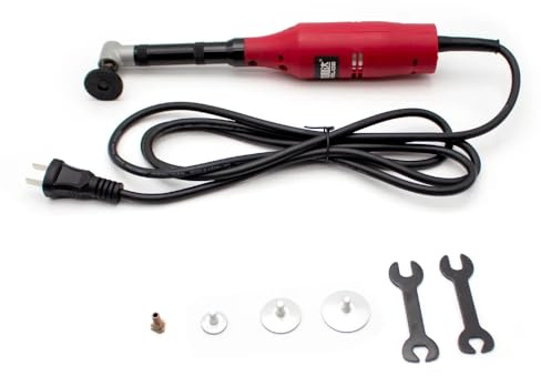 Jieotwice Micro Smerigliatrice Angolare Multifunzione Elettrica Smerigliatrice a Gomito a 90° Lucidatrice per Stampi 10000 Giri/Min 220V 130W