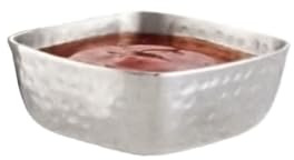 García de Pou 12 Unités - Ramequins Carrés Artinox 45 ml 5 x 5 x 2,5 cm Argente Inox