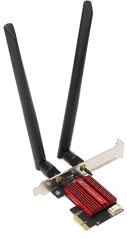 Tarjeta Wi-Fi 265AC Pro PCIE, 1200Mbps (2,4GHz 300Mbps + 5GHz 867Mbps) Adaptador Wi-Fi de Antena Dual, Tarjetas de Red para 7 8 10 11, Bluetooth 4.2