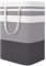 Dewocke Cesto Ropa Sucia Plegable, 75L, Cestos para la Ropa Sucia con Asas, Grande Cesta Ropa de Tela Impermeable, para Ropa, Juguetes, Cubo Ropa Sucia para Hogar, Dormitorio - Gris Degradado