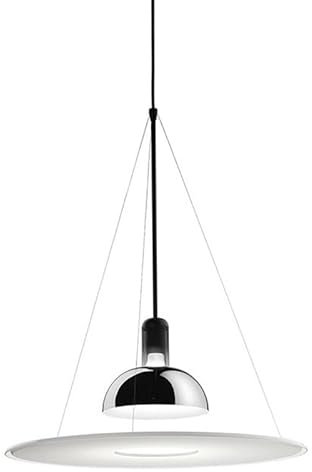 Lampe à suspension en forme de soucoupe volante chromée galvanisée de style nordique Ins, abat-jour en acrylique haute densité, abat-jour en acrylique, plaque de lampe beige, lampe à suspension LED,