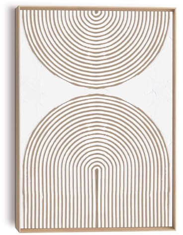 REINDERS Relief Wandbild, Reliefbögen, Wohnzimmer, MDF, 70 x 50
